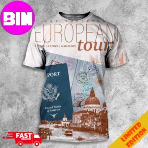 Texas Volleyball European Tour First Stop In Instanbul Turkey 3D Unisex T-Shirt