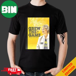 Thank You Coach Lisa Bluder And She Announces Retirement Iowa Hawkeyes Grew The Game T-Shirt