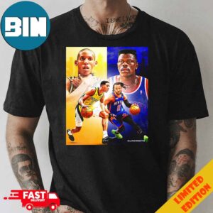 The 90s All Over Again Tyrese Haliburton Indiana Pacers And Jalen Brunson New York Knicks NBA Unisex T Shirt JRnlg lyj9pt.jpg
