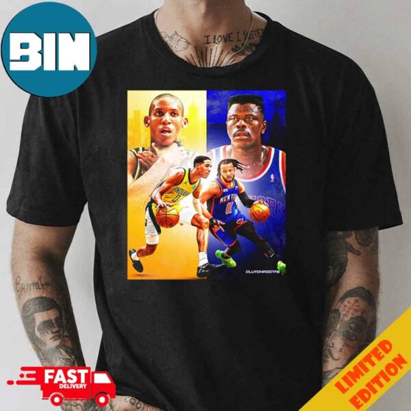 The 90s All Over Again Tyrese Haliburton Indiana Pacers And Jalen Brunson New York Knicks NBA Unisex T-Shirt