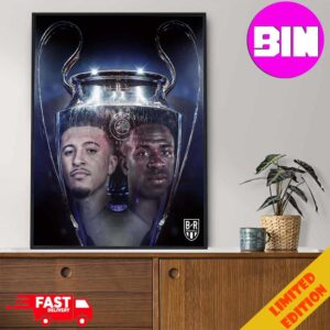 The Champions League Final Match 2024 Real Madrid vs Borussia Dortmund Home Decor Poster Canvas