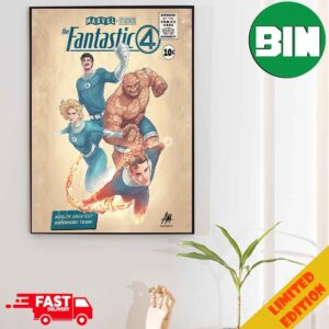 The Fantastic Four Marvel Studios World’s Greatest Superhero Team Poster Canvas
