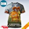 The Garfield Funny Movie Poster Hungry Sarcastic Lazy In Theaters May 24 3D T-Shirt