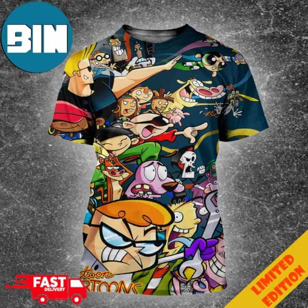 The Golden Age Of Cartoon Network All Over Print Shirt