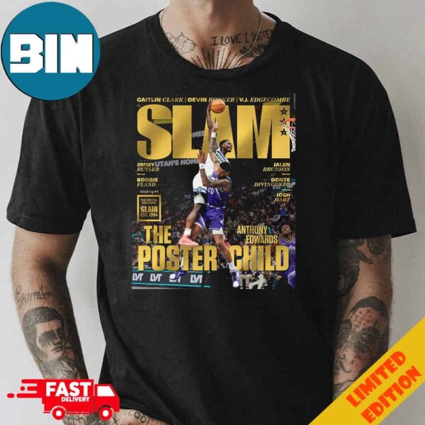 The Golden Metal Editions Slam Est 1994 The Poster Child Anthony Edwards T-Shirt