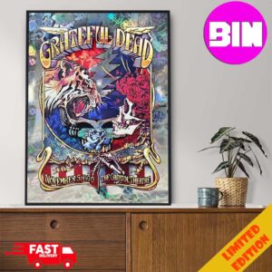 The Grateful Dead’s November 5 1970 Performance At The Capitol Theatre Kicked Off A Six-Show Commemorated In Taylor Rushing’s Limited Edition Release Home Decor Poster Canvas