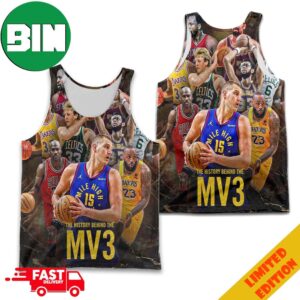 The History Behind Nikola Jokic’s Third Regular Season MVP Award All-Over Print Tank Top Basketball T-Shirt