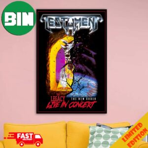 The Legacy TNO Poster For Testament Merchandise Home Decorations Poster Canvas