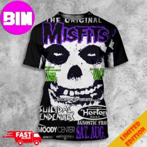 The Misfits Show 2024 At Moody Center Austin Tx On August 10 All Over Print Unisex T-Shirt