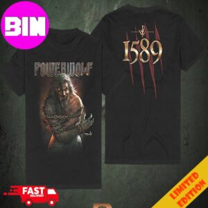 The New Single Shirt Powerwolf 1589 Unisex Two Sides T-Shirt