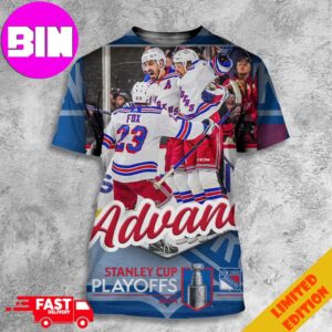 The New York Rangers Are Heading To The Eastern Conference Final NHL Stanley Cup Playoffs 2024 3D T-Shirt