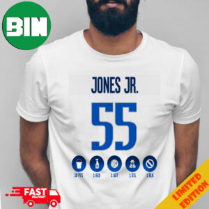 The Number Don’t Lie One For Dallas Mavericks Derrick Jones Jr All Points Merchandise T-Shirt