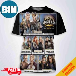 The Poster Is Stacked For WWE King And Queen Of The Ring 3D T-Shirt