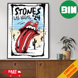 The Rolling Stones Allegiant Stadium In Las Vegas May 11 2024 Poster Canvas