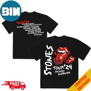 The Rolling Stones  Hackney Diamonds Tour Dateback T-Shirt Merchandise