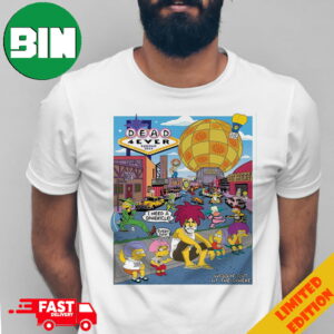 The Simpsons Family x Dead 4ever Summer 2024 Wiggin' Out At The Sphere New Spring Field Boogie Poster Dead's 10th Studio Album Merchandise T Shirt