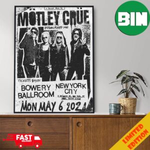 The World’s Most Notorious Rock Band Bowery Ballroom In NYC To A Packed House On Monday May 6 2024 Poster Canvas