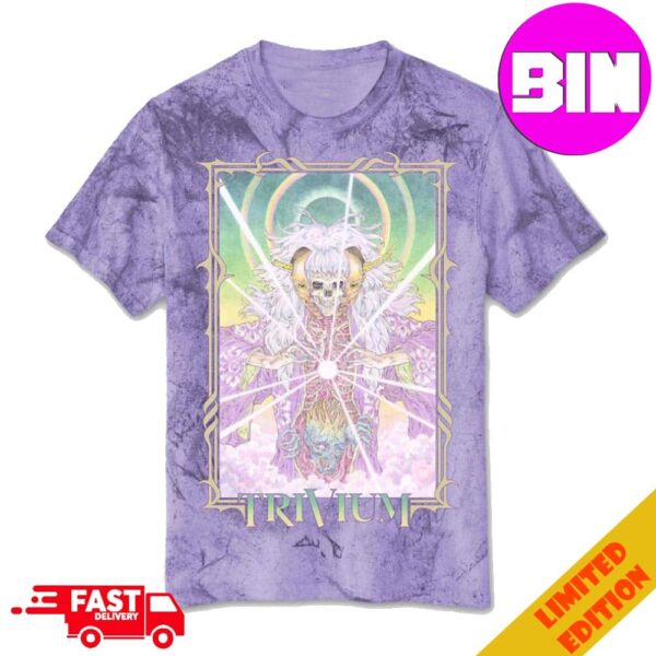 Trivium Tie Dye Ascendancy Anime by Beach Ghost Rockabilia Exclusive Tie Dye All Over Print T-Shirt