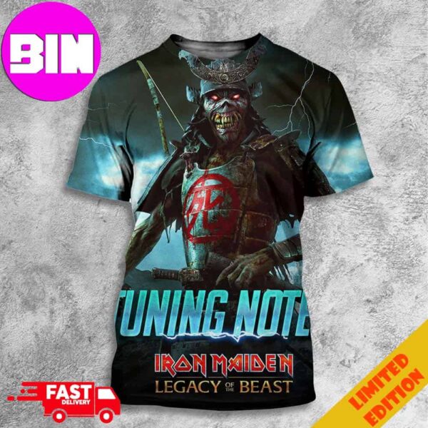 Tuning Notes Iron Maiden Legacy Of The Beast All Over Print Unisex T-Shirt