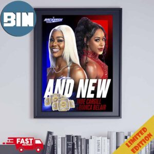 WWE Backlash And New Jade Cargill And Bianca Belair Home Decor Poster Canvas