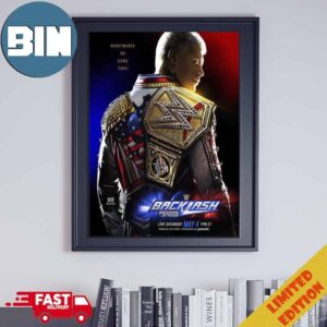 WWE Backlash Cody Rhodes Nightmares Do Come Trues Live Saturday May 4 Home Decor Poster Canvas