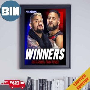 WWE Backlash Winners Solo Kikoa And Tama Tonga Home Decor Poster Canvas