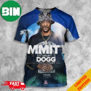 Welcome To Tucson SnoopDogg Arizona Bowl Presented By Gin And Juice 3D T-Shirt