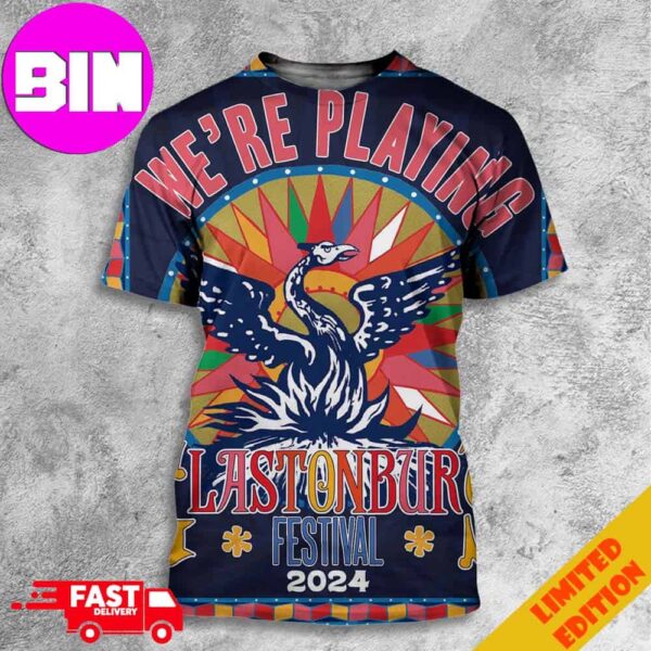 We’re Playing The Royston Club To Be Heading Back Down To Worthy Farm This Summer X Glastonbury Festival 2024 3D Unisex T-Shirt
