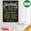 Unfartground Full Lineup And Schedule List Song At Glastonbury Festival 2024 Poster Canvas