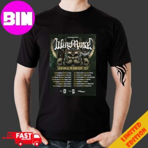 Wind Rose Latin American Warfront 2024 Schedule List Date T-Shirt