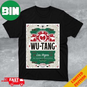 Wu-Tang Clan Las Vegas February 9 2024 Pass Line Don’t Pass The Theater At Virgin Hotels T-Shirt