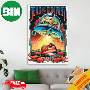 Dead And Company Dead Forever June 6 2024 At Sphere Las Vegas Concert Poster Home Decor Poster Canvas 9R5Fp uerwse.jpg