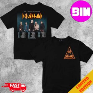 Def Leppard Summer Tour 2024 Schedule List Date With Steve Miller Band Heart And Cheap Trick Two Sides Unisex Essentials T-Shirt
