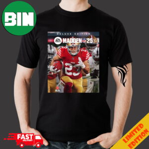 EA Sports Madden NFL 2024 Christian McCaffrey Is The Cover Star Of Madden NFL 25 Limited Deluxe Edition T Shirt