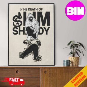 Eminem Bible Announces Metal Print Of The Death Of Slim Shady Gift For Fan Merchandise Limited Edition Home Decor Poster Canvas