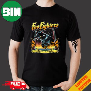 Foo Fighters Everything Or Nothing At All Tour June 22 2024 London Stadium UK By Max Loffler T-Shirt