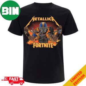 Fortnite x Metallica Fury Merch Collaboration M72 Met Store Limited T-Shirt