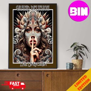Full Allbum Grand Delusion Of The Unspoken Band Release In 2024 Home Decor Poster Canvas