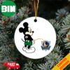 Funny Boy Boston Celtics Piss On Dallas Mavericks NBA Finals 2024 Champions Christmas Tree Decorations Ornament