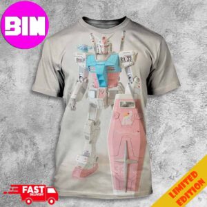 Gundam x Cinnamoroll 2024 All Over Print Unisex T-Shirt