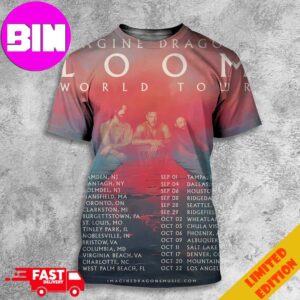 Imagine Dragons Loom 2024 World Tour Schedule Date List Starts On July 30 All Over Print Unisex T-Shirt