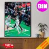 Jaylen Brown Poster Dunk On Daniel Gafford Celtics Win Mavericks In Game 1 NBA Finals 2024 Highlight Moment Home Decor Poster Canvas