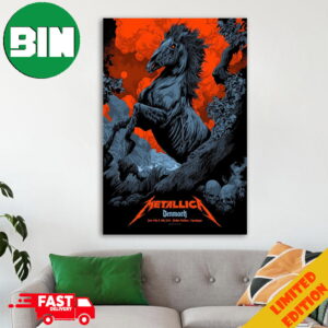 Ken Taylor Art Available Exclusively In Denmark Pop Up Store Metallica M72 Copenhagen World Tour Killer Poster June 14th 16th 2024 Parken Stadium Home Decor Poster Canvas