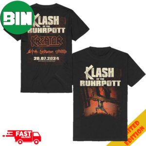 Klash Of The Ruhrpott Kreator x Destruction x Sodom x Tankard July 20 2024 Amphitheater Gelsenkirchen 2D Two Sides T-Shirt