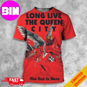 Long Live The Queen City Queen Of Stone Age The End Is Nero All Over Print Unisex T-Shirt