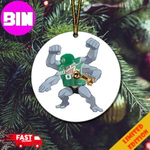 Machamp Pokemon x Boston Celtics Collaborations NBA Finals Champions Christmas Tree Decorations 2024 Ornament