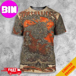 Official Poster Metallica No Repeat Weekends are back on the menu as the M72 World Tour June 7th 2024 In Helsinki Olympic Stadium All Over Print Unisex Shirt