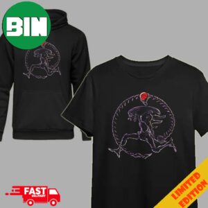 NBA x Alien Series Best Iconic Slam Dunk Moment By Xenomorph T Shirt Hoodie