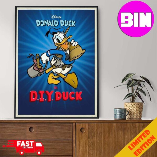 New Donald Duck Short From Walt Disney Animation Studios Releases On June 2024 Home Decor Poster Canvas
