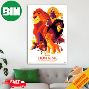 New Poster For The Lion King Disney 30th Anniversary Screenings Returns To Theaters July 12 2024 Return To The Pride Rock Home Decor Poster Canvas LcwyB eerbbi.jpg
